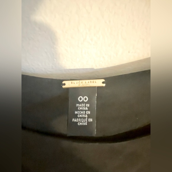 Chico’s Black Label Open Sleeve Tunic, Black, Sz 00 (Fits a Regular Size 4) - Picture 6 of 6